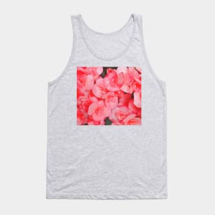 Bright Pink Flowers Tank Top